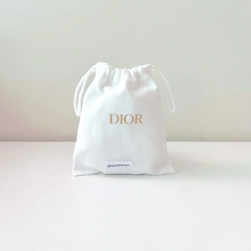 🌸DIOR Cosmetic Make Up Drawstring Pouch - Picture 1 of 4